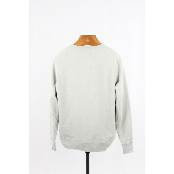 STUSSY Heather Grey Cotton Terry "Black Sheep" Relaxed Sweatshirt, Size M - Picture 2 of 15